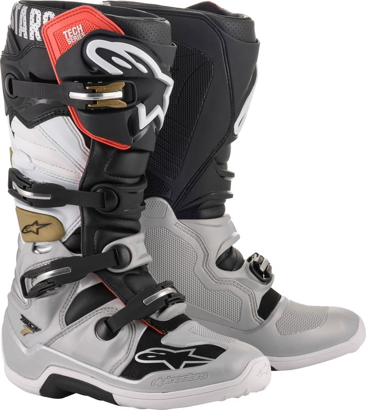 white gold boots