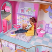 KidKraft Candy Castle Wooden Dollhouse with 28 Accessories, Ages 4 & up