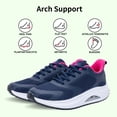 thumbnail image 3 of Artlea Women Arch Support Walking Shoes Orthotic Tennis Shoes for Plantar Fasciitis Women Fashion Sneakers for Foot Pain Relief, Size 6-11, 3 of 7