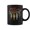 Black, variant on Merry Fishmas Santa Fishing Fisherman Christmas Coffee Mugs