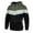 Black, variant on BADHUB Men's Novelty Color Block Hoodies Pullover Drawstring Fleece Hoodie Long Sleeve Casual Sweatshirt with Pocket on Clearance Blue,M
