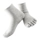 thumbnail image 4 of Calcetines de algodón Sunnimix de cinco dedos Deportivos grises, 4 of 6