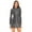 Dark_Gray, variant on Womens Oil Glossy Long Sleeve Mock Neck Tight Party Micro Pencil Dress White XL