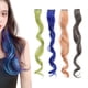 thumbnail image 5 of Clip In Hair Extensions, 4pcs Practical Colored Hairpieces Lightweight Simple Operation For DIY Modeling For Women For Girls ANGGREK Otros, 5 of 8