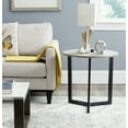 thumbnail image 2 of SAFAVIEH Ballard Mid Century Modern End Table, Oak/Black, 2 of 5