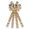 Gold, variant on Btomtd 24.8"x11.22" One Side Trimmed Velvet Ribbon Bow for Christmas Tree Back Wall and Gift Box Bag Decorations Festive Ornaments and Holiday Bows for Displays, Gold