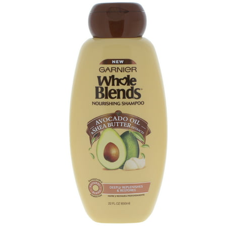 Garnier Whole Blends Shampoo with Avocado Oil & Shea Butter Extracts, For Dry Hair, 22 fl. (Best Cheap Dry Shampoo For Oily Hair)
