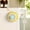 Yellow-YE, variant on MMJ Mechanical Timer Magnetic Kitchen Countdown 60 Minute No Battery Visual Loud Ring 2.87x2.87in