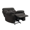 thumbnail image 3 of New Classic Furniture Bravo 3-Piece Fabric Power Living Room Set in Charcoal, 3 of 6