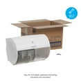 thumbnail image 4 of Compact 56797A Georgia-Pacific Side-By-Side Double Roll Toilet Paper Dispenser, White, 4 of 6