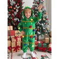 thumbnail image 5 of RUINIXCW Kids Christmas Tree Costume Toddler Baby Boy Girl Christmas Outfit Fall Winter Xmas Clothes Fleece Romper Long Sleeve Hood Zipper Jumpsuit, 5 of 10