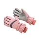 thumbnail image 4 of Guantes de trabajo de invierno, guantes de nieve para hombres y mujeres, guantes cálidos de invierno con pantalla táctil, guantes de esquí para pesca, rosa, 4 of 8