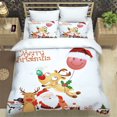 Christmas Flannel Sheet Set Deep Pocket Fitted Sheet, Holiday Sheets