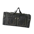 thumbnail image 4 of Bolsa de viaje tipo lona, ​​bolsa de equipaje para mujer y hombre, bolsa de almacenamiento para acampar Negro, 4 of 9
