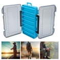 thumbnail image 4 of Plano Storage Box Jerkbait Storage Box Tray Plastic Double Sided Lure Box Breathable Ventilation Fallion Double Sided Fishing Boxi Lost With Handle Fishing Lure Box, 4 of 7