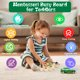 thumbnail image 4 of Tabla ocupada para niños pequeños, juguetes Montessori para bebés de 1 a 3 años, tabla ocupada de madera con luz LED, juguetes sensoriales de dinosaurios para niños pequeños, 4 of 5
