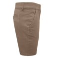thumbnail image 2 of Bermuda George para Hombre, de Algodón Casual Lisa con Bolsillos Laterales Beige Talla 30, 2 of 4