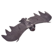 XIEULQP Large Rubber Bat Halloween Prop Set - Hanging Bar Decor with Realistic Wing Detailing for Themed House Layouts and Spooky Atmosphere Creation​