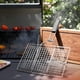 thumbnail image 4 of El Bbq equipa la malla portátil de la parrilla de la cesta de la parrilla del acero inoxidable con la manija desprendible para asar pescado a la parilla, 4 of 4
