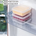 thumbnail image 4 of 4Pcs Butter Cheese Storage Box Portable Fresh Fruit Veggie Food Snack Container, 4 of 6
