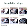 thumbnail image 3 of Cámara De Auto 4 Uds 95x135mm espejo retrovisor lateral para coche películas impermeables películas protectoras antiniebla Likrtyny Para estrenar, 3 of 8