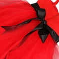 thumbnail image 4 of TiaoBug Kids Girls Red Braces Tulle Dress Christmas Party Formal Gown 2-8T, 4 of 6