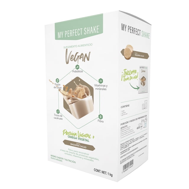 My Perfect Shake Vegan Mazapán Suplemento Alimenticio MY PERFECT SHAKE VEGAN MAZAPAN