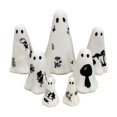 thumbnail image 2 of Halloween Ghost Figurine Resin Ghost Sculpture Statue Cute Halloween Decorations Spooky Tiered Tray Decor for Indoor Home Table Centerpieces Party Kitchen Tabletop Shelf, 2 of 7