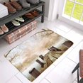 thumbnail image 3 of MKHERT Fall Wooden Dock with Leaves and Tree Branches Rustic Theme Doormat Rug Home Decor Floor Mat Bath Mat 30x18 inch, 3 of 3