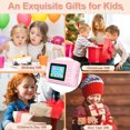 thumbnail image 2 of husxh 1080P Thermal Print Camera with Print Photo Paper Instant Photo Printing Camera USB Charging Instant Print Camera Christmas Birthday Gifts for 3-12 Years, 2 of 9