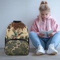 thumbnail image 2 of KUIFORTI Duck Brown Camo Boys Backpack Kids School Bag Large Capacity Bookbag with Side Pockets Adjustable Straps Lightweight Back to School Supplies, 2 of 7