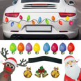 thumbnail image 1 of Christmas Decoration Magnetic Car Stickers Decals Refrigerator Magnets Bulb Santa Deer Snowman Dwarf Reflective Sticker for Home45PcsChina He Qiyong unisex, 1 of 1