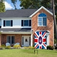 thumbnail image 3 of DPTALR Drapeau de Jardin Jubilé de Platines 70 Ans Guirlande Verticale Double Face Décoration Extérieure, 3 of 6