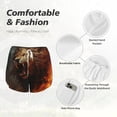 thumbnail image 2 of Disketp Cool Flame Lion A Print Women's Shorts Workout Shorts for Athletic Gym Running Shorts with Phone Pockets X-Large, 2 of 5