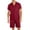 Wine, variant on GrmtClth Men's Short Sets 2 Piece 2026 Breathable Collared Tops Vacation Button Down Clothing Fashion Textured Outfit Wine 3XL