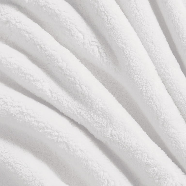 Simply Shabby Chic Plush Blanket Twin Arctic White Walmart