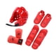 thumbnail image 2 of Equipo de karate, equipo de entrenamiento, espinilleras, equipo de boxeo, guantes Rojo L, 2 of 9