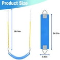 thumbnail image 4 of Celawork Heavy Duty Swing Seat, Outdoor Child Board U-Swing, for Children and Adults, Blue, 4 of 7