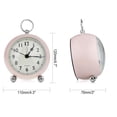 thumbnail image 2 of Reloj despertador de doble campana Zulema Rosado con temperatura de funcionamiento -10 ~ 50, 2 of 8