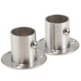 thumbnail image 1 of 3x Riel para Ropa Baoblaze Soporte de Tubo de Armario Acero Inoxidable, 1 of 8