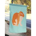thumbnail image 2 of Carolines Treasures BB8136CHF English Lop Rabbit Drapeau de Maison en Toile à Carreaux Bleus, 2 of 4