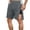 Dark Gray, variant on Mens Tear Away Shorts Loose Fit Easy Care Breakaway Adaptive Casual Shorts Side Full Open Athletic Breakaway Shorts Men