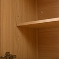 thumbnail image 6 of Christopher Knight Home 70" Kitchen Pantry, 6 Door Shelves, 3 Drawers, Wooden Storage Cupboard, Natural, 6 of 13