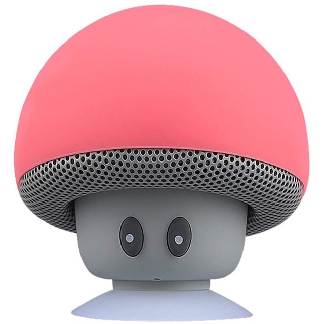 Mushroom Design Waterproof Suction Bluetooth Speaker Subwoofer Sound Box