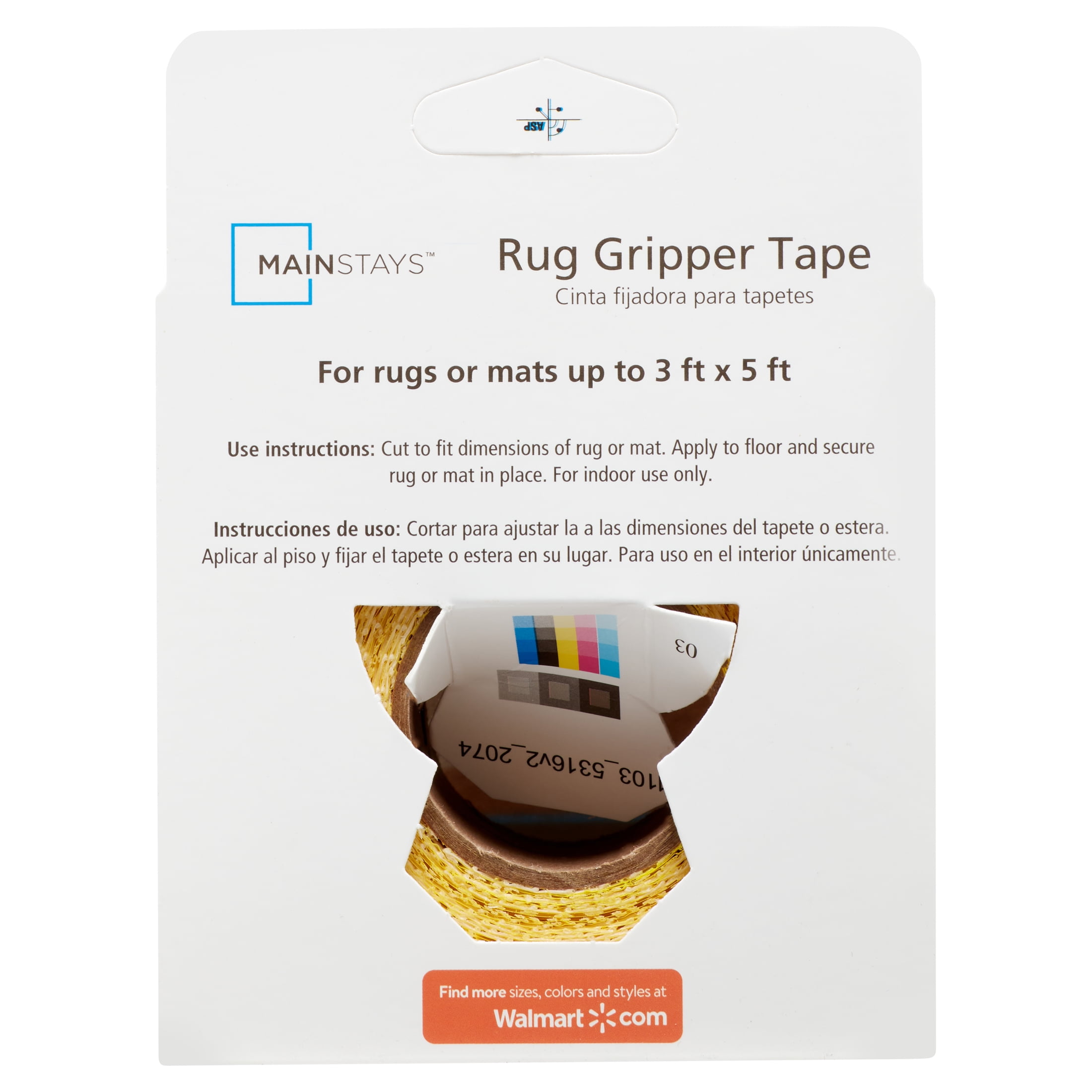 Shurtape 2.5-in x 25-ft White Anti-slip Rug Tape