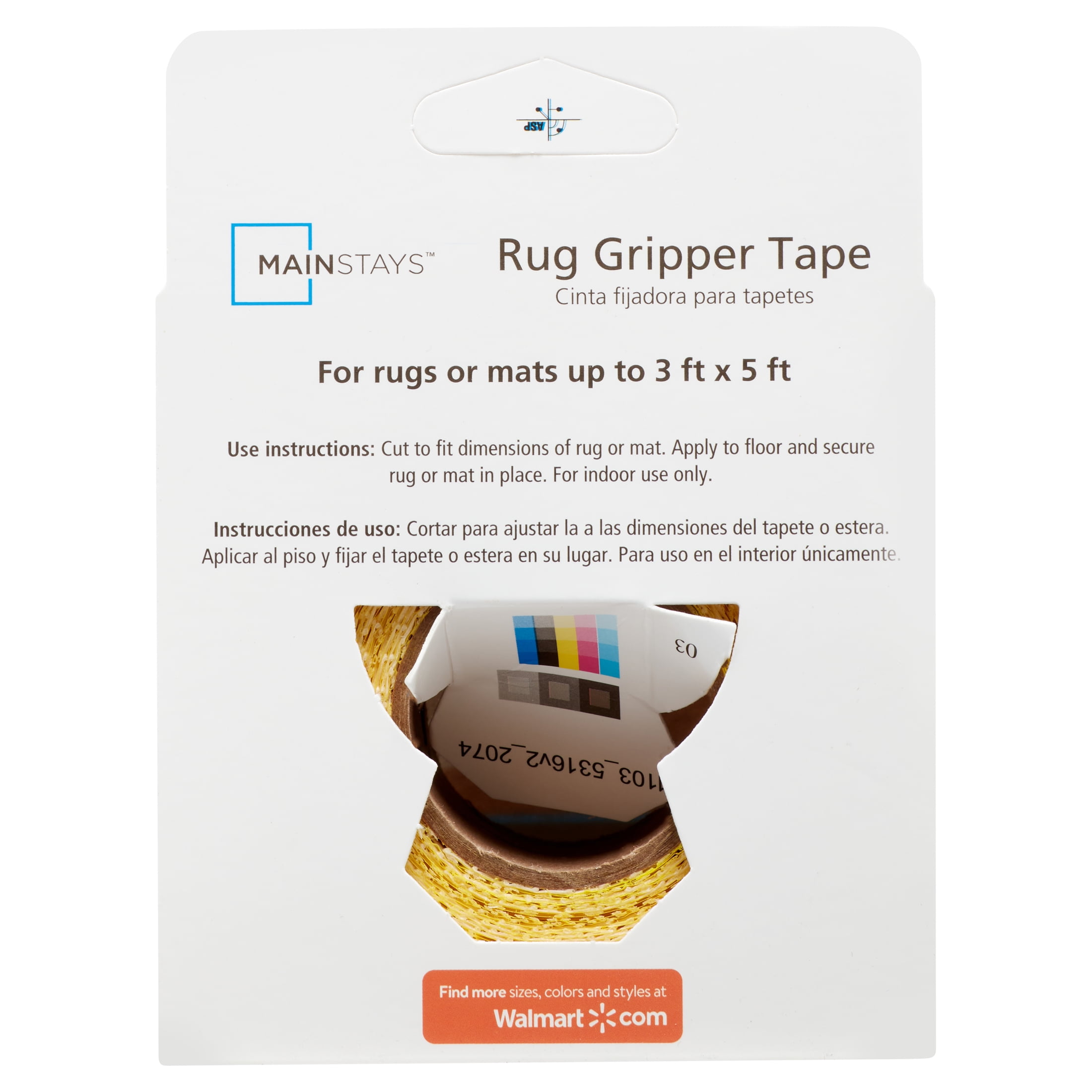 3M Rug Gripper 4-Pack 0.5-in x 0.25-ft White Double-Sided Seam Tape in the  Flooring Tape department at