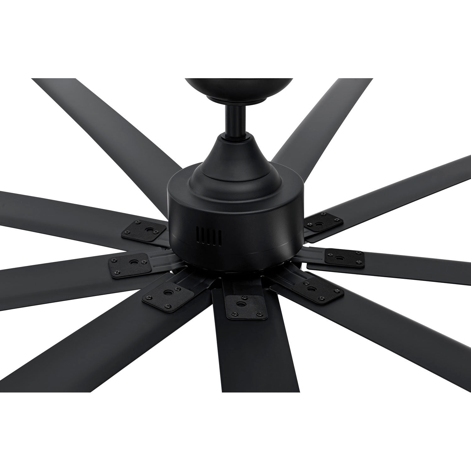 Global Industrial 108"" Industrial Ceiling Fan DC Motor 6 Speed 20000 CFM Black