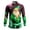 Wine, variant on Men's Shirts Christmas Santa Pajama Short Body Suit Men 3D Printed Long Sleeve down Short Male Rompers Men Button-Up Top for Festive Male Bodysuit Short Shirt Occasions and Casual Wear