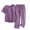 Purple, variant on Tnhcen Women's Built-in Bra Modal Pajama Set Ruffle Pants Sleepwear Comfortable Loungewear 2-Piece Set XL-3XL Blue