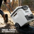 thumbnail image 6 of Ninja FrostVault 30-Qt Wheeled Cooler with Cold Dry Zone, Integrated Fridge-Temp Dry Storage Drawer, Premium Heavy-Duty Insulated Cooler, Keeps Ice for Days, FB230WH Cloud White, 6 of 8